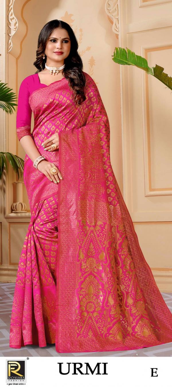 Ronisha Urmi Casual Silk Designer Silk Saree Collection